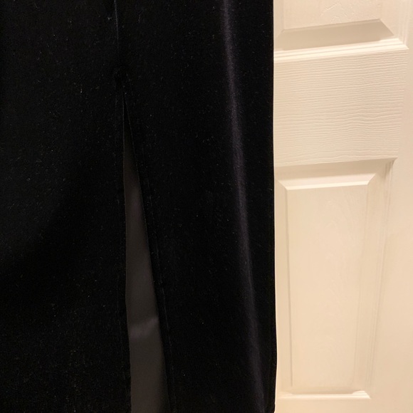 Long black velvet holiday dress! - Picture 3 of 7